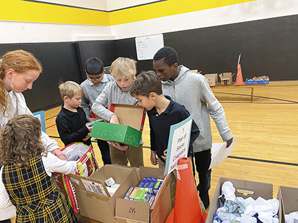 Blessed Sacrament School Operation Christmas Child